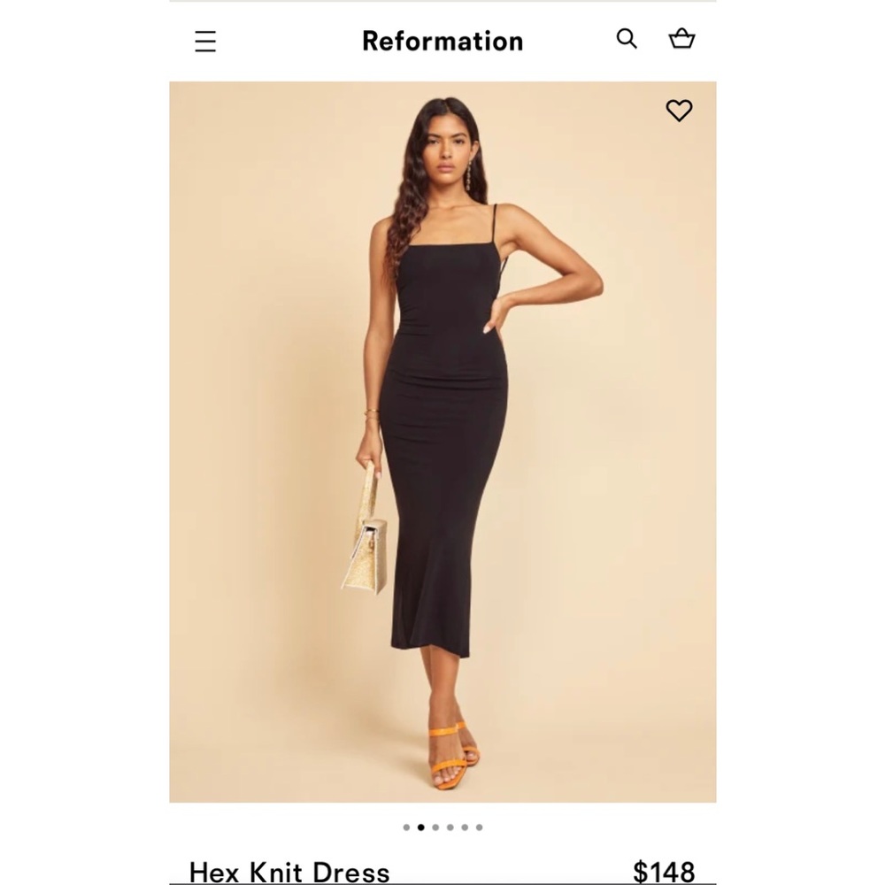 Reformation Hex Knit Dress